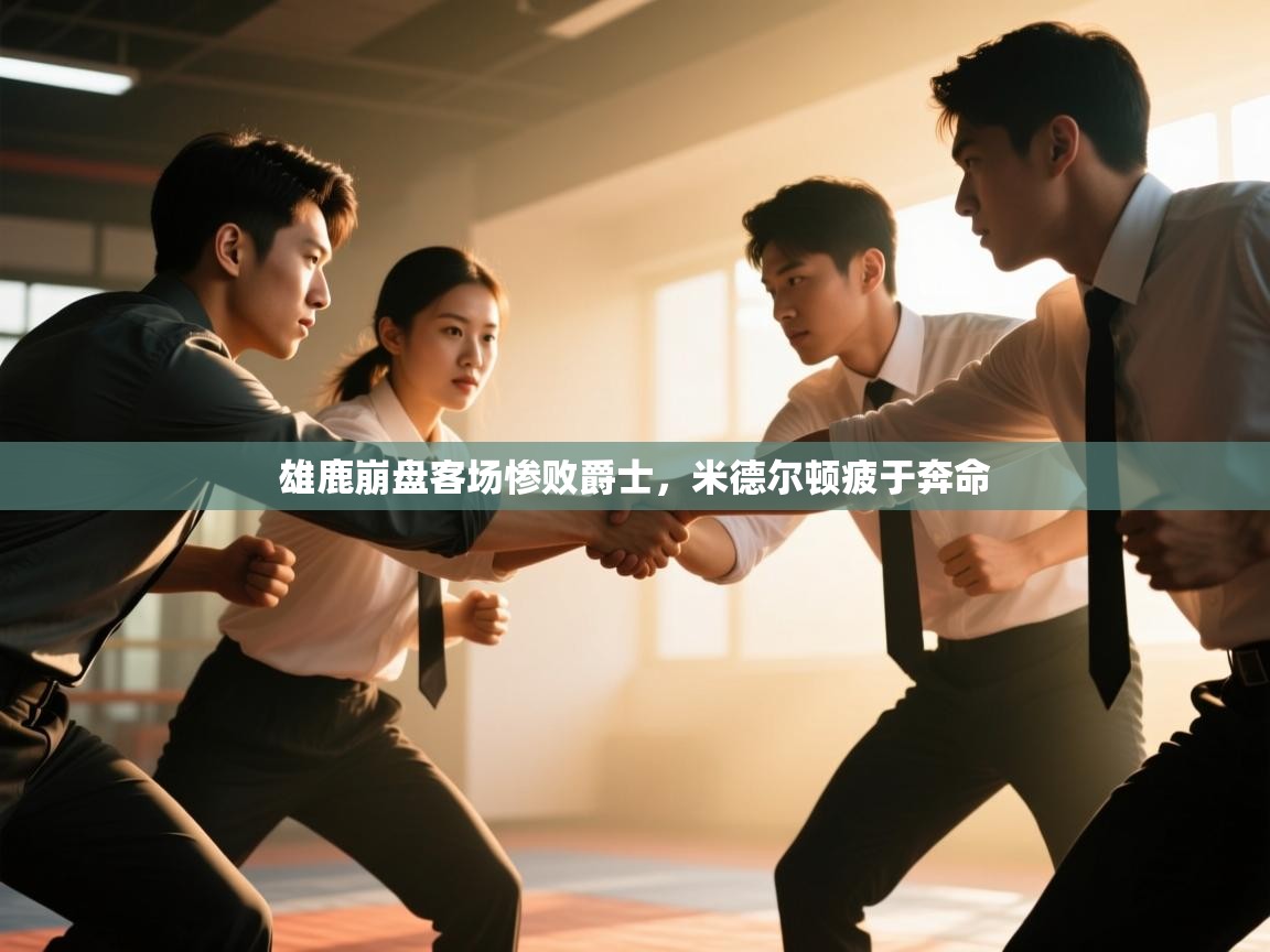 雄鹿崩盘客场惨败爵士，米德尔顿疲于奔命